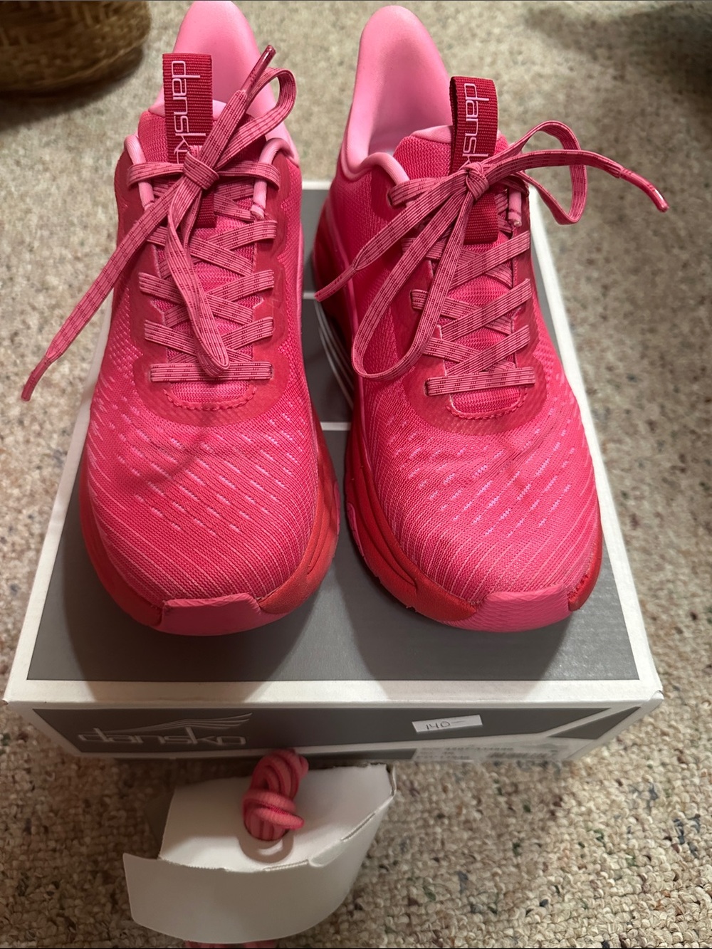 Dansko Peony Mesh Hot Pink Women's Athletic Sneakers